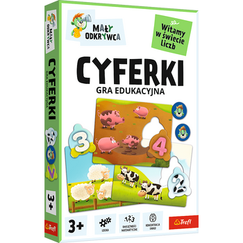 Gra Cyferki Mały odkrywca Rodzina Treflików 02810