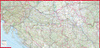 Chorwacja mapa samochodowa 1:750 000 laminat 2024