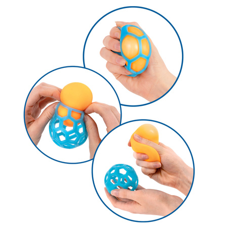 Piłka silikonowa antystresowa 1 szt. mix