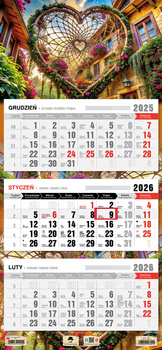 Kalendarz 2026 trójdzielny Łapacz snów KT1 V96