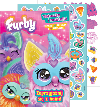 Zaprzyjaźnij się z nami! Furby. Tatuaże i naklejki