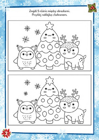 Zima. Lubię kolorować