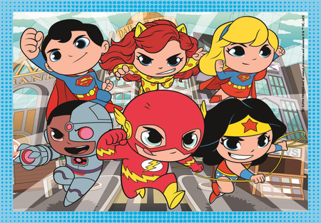 Puzzle 4w1 super color DC Super friends 21520