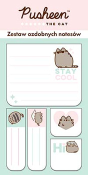 Zestaw 5 notesów ozdobnych Pusheen