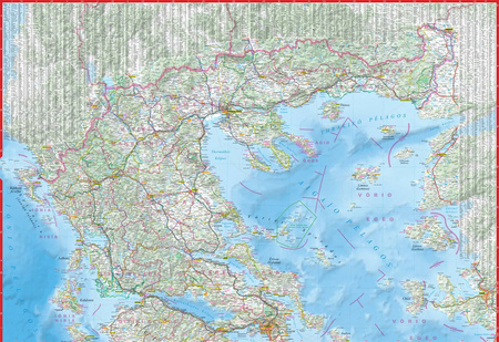 Greece road and tourist map 1:700 000 karton 2023