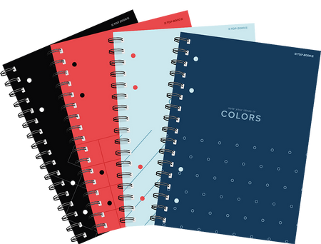 Kołozeszyt A4 80k. Top 2000 Colors 1szt.mix