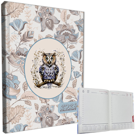 Kalendarz 2026 A5 dzienny sb/nd osobno Sowa