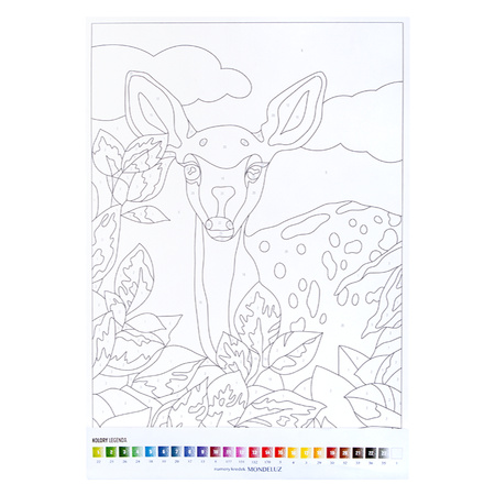 Malowanie po numerach A4 10 wzorów