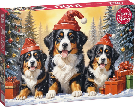 Puzzle 1000 CherryPazzi Holiday Puppies 31254
