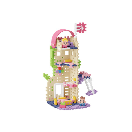 Klocki konstrukcyjne Waffle mini Księżniczka Wieża Fantazji 148 elementów