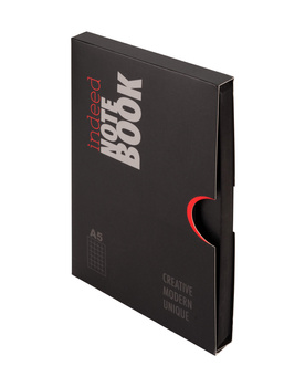 Notes Indeed A5 kratka czarny