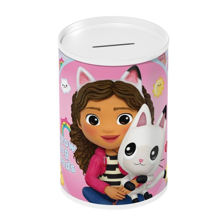 Skarbonka metalowa koci domek Gabi