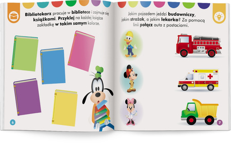 Disney Maluch Elementarz zawodów ćwiczenia HOP-9206