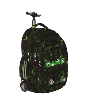 Plecak na kółkach 4 komorowy Green Game