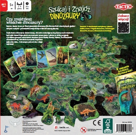 Gra Szukaj i Znajdź Dinozaury