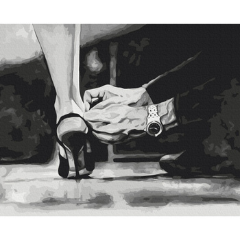 Malowanie po numerach BRUSHME 40x50cm Mowa ciała 3