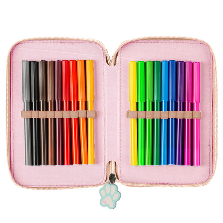 Piórnik 3-komorowy z wyposażeniem Cleo i Frank PWTCF45