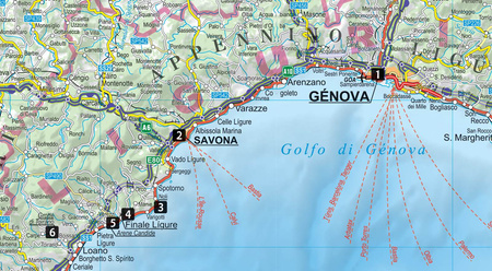 Liguria map&guide PL laminat 2025