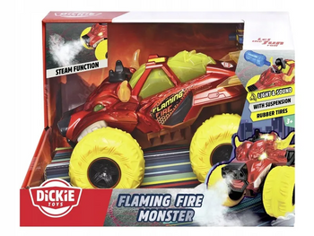 Pojazd ognisty potwór z funkcją pary Monster Dickie Toys 25 cm