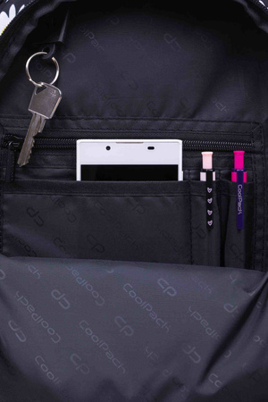 Plecak młodzieżowy Coolpack Base Plus Daisy Black