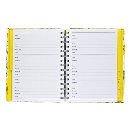 Adresownik Duży Cytryny z Amalfi Peter Pauper Press