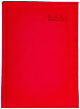 Kalendarz nauczyciela 2025/2026 A5T Vivella CZERWONY