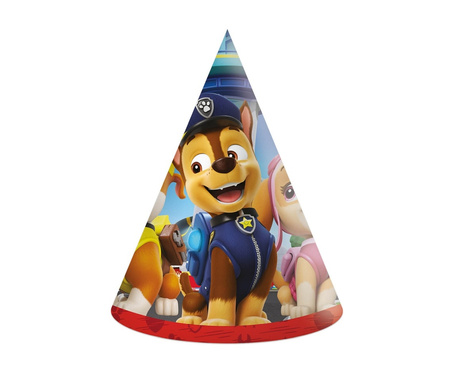 Czapeczki papierowe Paw Patrol Rescue Heroes 6szt.