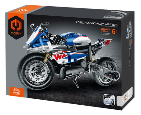 Klocki iM.Master Ścigacz niebieski 542 elementy