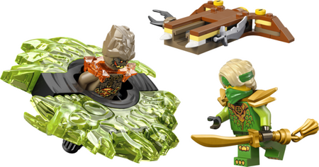 Lego Ninjago Lloyd kontra ziemny potwór na spinnerze 71850