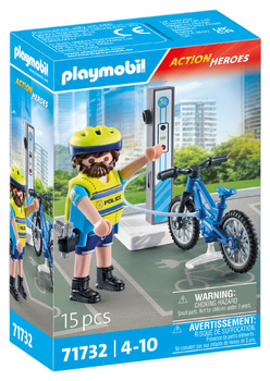 Playmobil Rowerowy patrol policji 71732