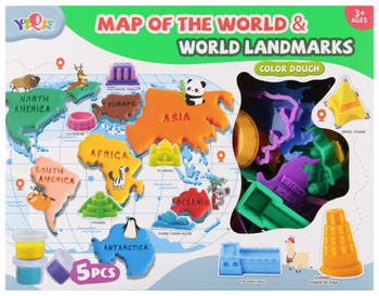 Masa Plastyczna Świat z Akcesoriami