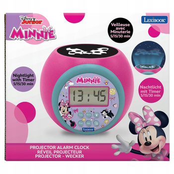 Budzik z projektorem Myszka Miki Lexibook RL977MN
