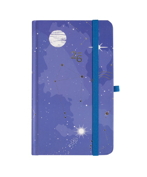 Kalendarz 2026 tygodniowy kieszonkowy Nocne niebo