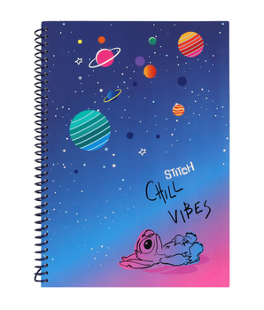 Kołobrulion A4 Disney Black Stitch plastikowa spirala 100 kartek wzór 3