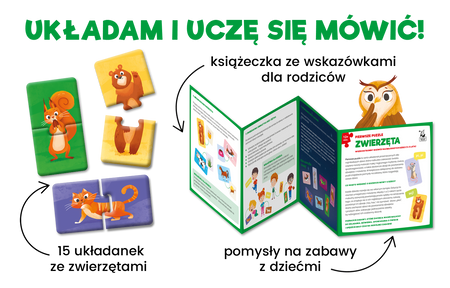 Puzzle Zwierzęta Pierwsze puzzle Kapitan Nauka