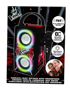 Głośnik z mikrofonem The Voice Lexibook BTP180TVZ