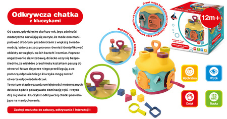 Odkrywcza chatka z kluczykami