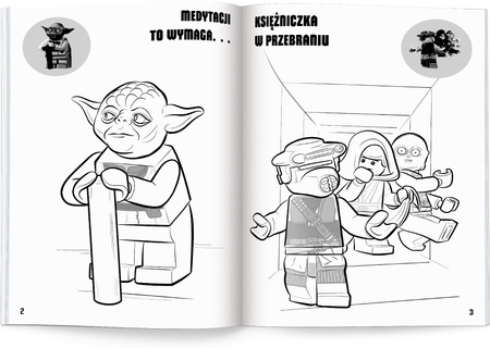 LEGO Star Wars Kolorowanka z Naklejkami NA-6303