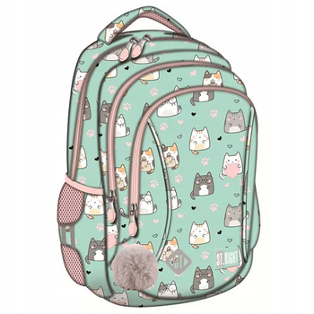 Plecak 3 komorowy Charming Cats