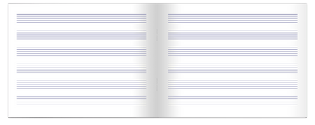 Zeszyt A5 16k. Oxford do nut pięciolinia