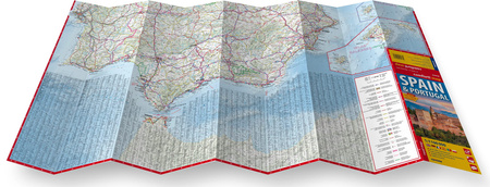 Hiszpania i Portugalia road map 1:1 100 000 laminat 2025