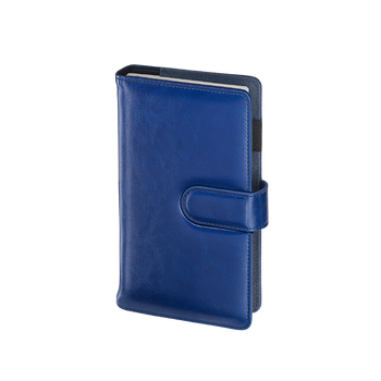 Kalendarz 2026 B6 dzienny magnetyczny niebieski KD45B-40