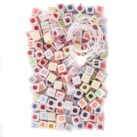 Koraliki literki 170 szt.