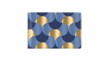 Okładka na dokumenty małe z nadrukiem art deco