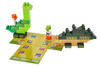 Klocki konstrukcyjne Block&Steps Kraina Dinozaurów +Gra planszowa 3w1