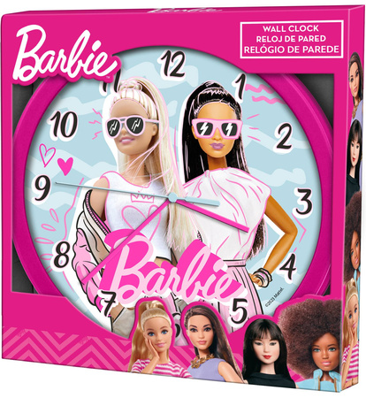 Zegar ścienny Barbie 25cm. BB00014