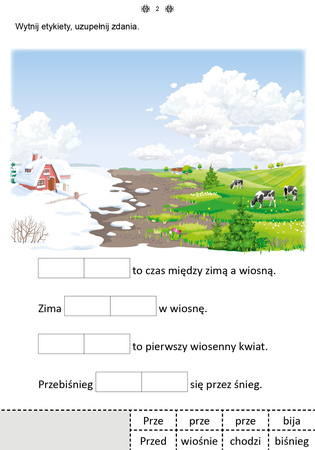 Mój rok część 3 Karty pracy dla uczniów z niepełnosprawnością intelektualną