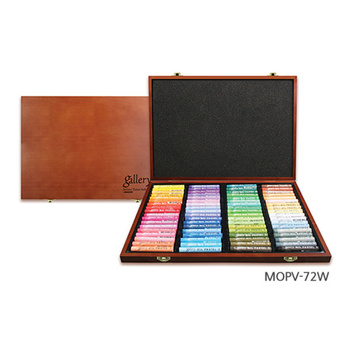 GALLERY ARTISTS PASTELE OLEJNE MIĘKKIE MOPV-72W KOMPLET 72 SZT.W OP. DREWNIANYM