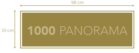 Puzzle 1000 panoramiczne HQ 39747