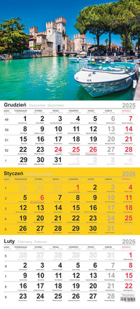 Kalendarz 2026 trójdzielny